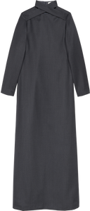 Maxi Dress - Dark Grey Wool