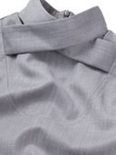 Maxi Dress - Light Grey Wool