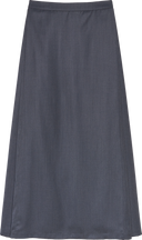 Layered Skirt - Dark Grey Wool