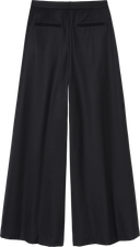 Oversized trouser - Black Wool