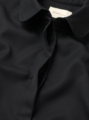 Oversized Sleeve Shirt - Black Wool