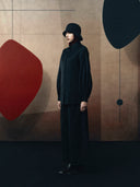 Oversized trouser - Black Wool